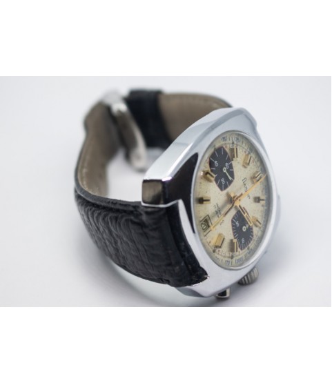 Vintage Flamor Chronograph Men's Watch Valjoux 7734 1960s
