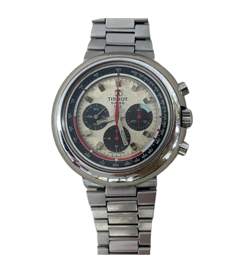 Vintage TISSOT T12 chronograph men's watch with Lemania 873