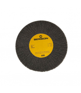 Bergeon 6085-E3 circular abrasive brush, carbon silicide, extra fine  for metal grinding