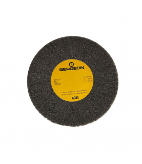 Bergeon 6085-E3 circular abrasive brush, carbon silicide, extra fine  for metal grinding