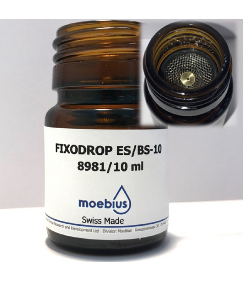 Moebius 8981 Epilame Fixodrop ES bottle with basket 10ml