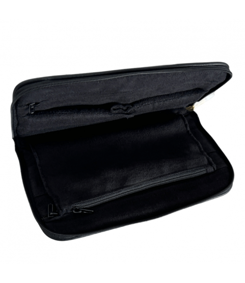 Connoisseurs leather black jewellery clutch CONN1055