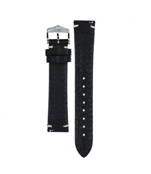Hirsch Liberty Artisan L black calf leather watch strap 18 mm 10900250-2-18 Hirsch Liberty Artisan L black calf leather watch strap 18 mm 10900250-2-18