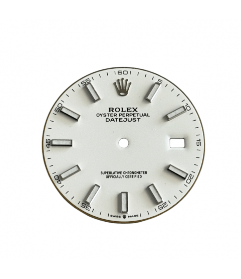 Rolex Datejust 126300, 126334 41mm white dial part