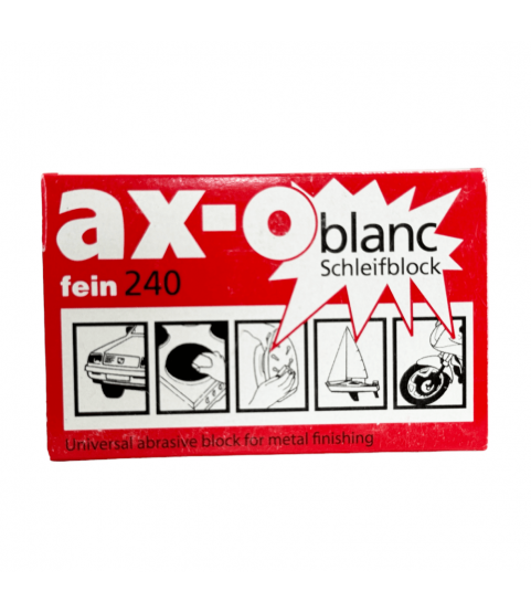 Artifex abrasive sponge ax-o blanc for grinding, matting, rust removal, cleaning and polishing - 240 coarse