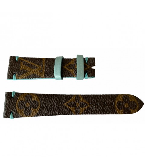 Louis Vuitton Monogram Leather Strap for Watches – Brown & Tiffany 18 mm