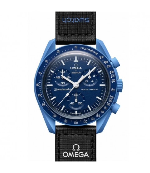 Swatch Omega Mission to Neptune Chronograph Men's Watch