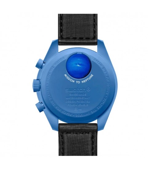 Swatch Omega Mission to Neptune Chronograph Men's Watch