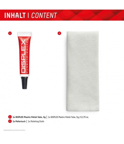 DISPLEX Scratch Repair Paste, Plastic Display Polish for Phones Tablets and Consoles, Removes Scratches and Restores Clarity, Easy Hand Polishing, Plastic Repair Screen Polish All-Inclusive Set DISPLEX Scratch Repair Paste, Plastic Display Polish for Phones Tablets and Consoles, Removes Scratches and Restores Clarity, Easy Hand Polishing, Plastic Repair Screen Polish All-Inclusive Set