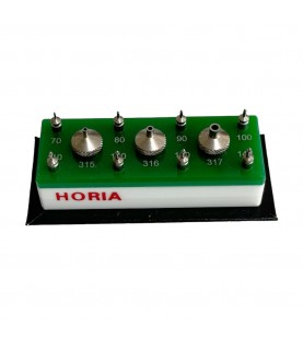 Horia Jewelling Ref-1 set of 11pcs with 8 pump pushers and 3 anvils Horia Jewelling Ref-1 set of 11pcs with 8 pump pushers and 3 anvils