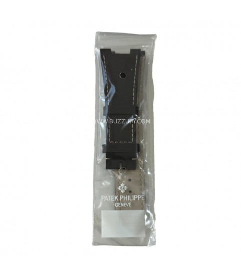 New Brown Leather Strap for Patek Philippe Watches (25 x 12 mm)