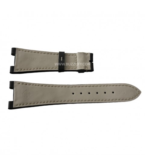 New Brown Leather Strap for Patek Philippe Watches (25 x 12 mm)