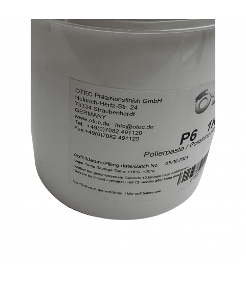 OTEC P6 Polishing Paste - 1 kg Professional Compound OTEC P6 Polishing Paste - 1 kg Professional Compound