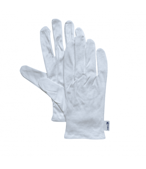 Heli presentation gloves, microfiber, white, size S, 1 pair Heli presentation gloves, microfiber, white, size S, 1 pair