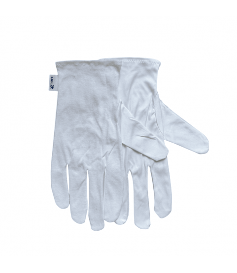 Heli presentation gloves, microfiber, white, size S, 1 pair Heli presentation gloves, microfiber, white, size S, 1 pair