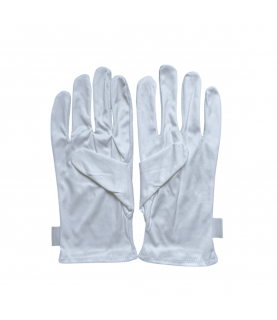 Heli presentation gloves, microfiber, white, size S, 1 pair