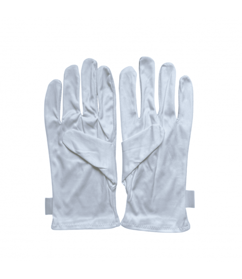 Heli presentation gloves, microfiber, white, size S, 1 pair