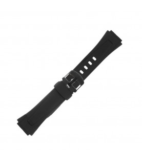Casio black watch strap 10179406 for W-755, W-755-1AV, 18mm Casio black watch strap 10179406 for W-755, W-755-1AV, 18mm