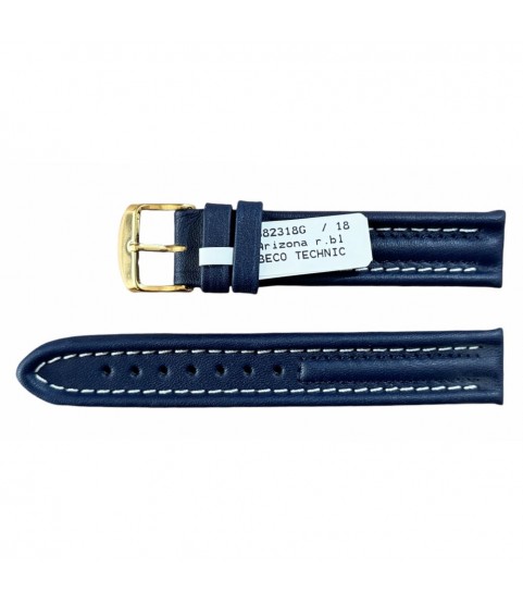 Arizona Sport watch strap 18mm, blue, water Resistant Arizona Sport watch strap 18mm, blue, water Resistant