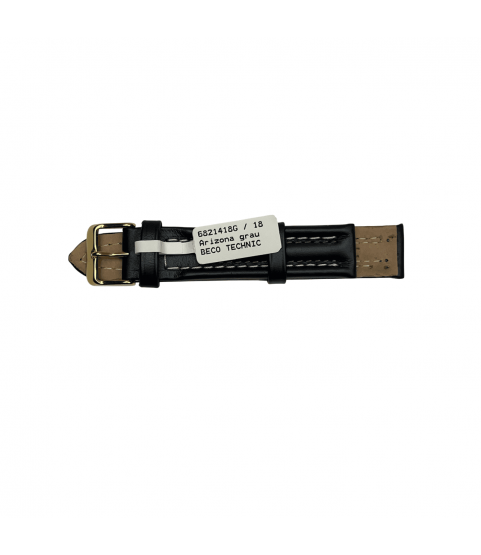 Arizona Sport watch strap 18mm, grey, water resistant