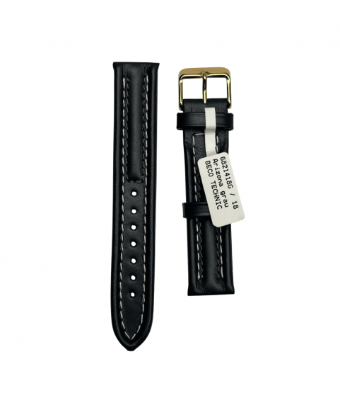 Arizona Sport watch strap 18mm, grey, water resistant