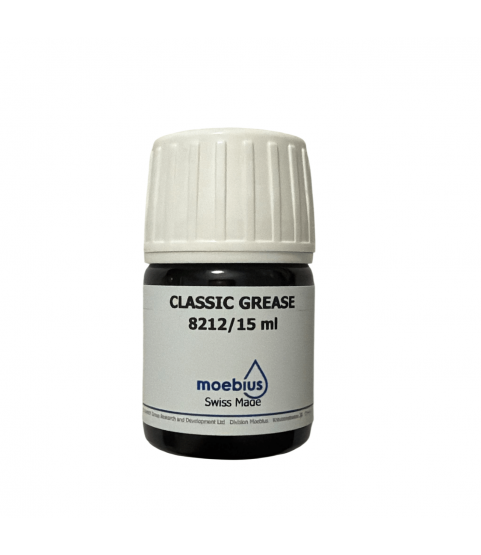 Moebius 8212 red soft natural grease for watch components, 15 ml