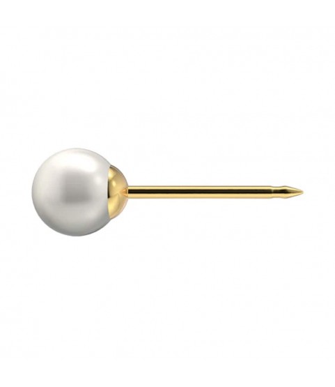 Studex Gold-Plated Earrings with Pearl, 5mm 7521-0675 Studex Gold-Plated Earrings with Pearl, 5mm 7521-0675