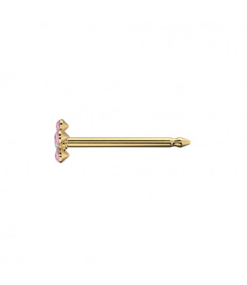 Studex Gold-Plated Baby Daisy October Rose Earrings, 3mm, 7581-6015 Studex Gold-Plated Baby Daisy October Rose Earrings, 3mm, 7581-6015