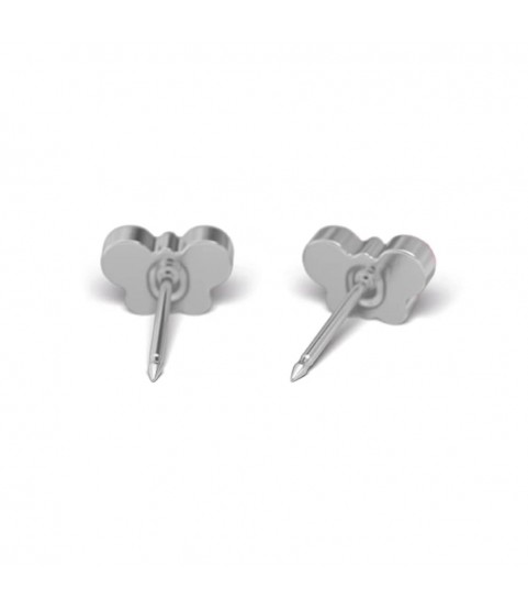 Studex steel Butterfly Rose Earrings, 8mm, 7524-2010 Studex steel Butterfly Rose Earrings, 8mm, 7524-2010