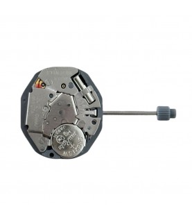 Miyota GL10 quartz movement watch size 6 3/4 x 8 with date on 6 o'clock