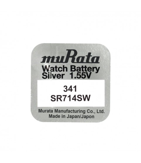 Murata 341 SR714SW watch coin battery 1.55V