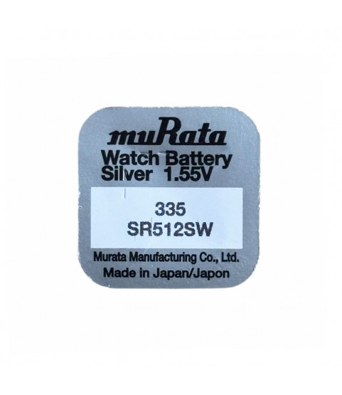 Murata 335 SR512SW watch coin battery 1.55V