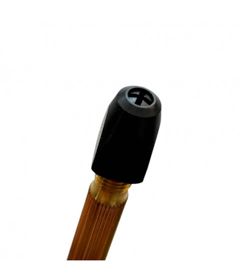 Boley square pin-vice nickel plated brass 0.1 - 1.2mm, 1.5 - 2.8mm