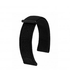 Hirsch Velcro Black Watch Strap Soft, Elastic & Versatile, 22 mm Hirsch Velcro Black Watch Strap Soft, Elastic & Versatile, 22 mm