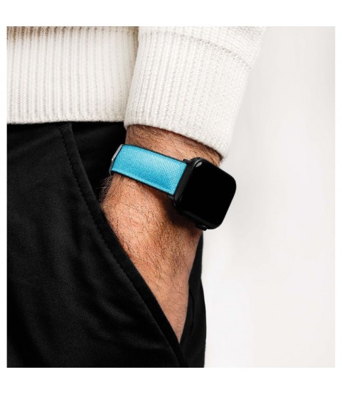 Hirsch Arne L Turquoise watch strap, 20 mm, 0925090083-2-20 Hirsch Arne L Turquoise watch strap, 20 mm, 0925090083-2-20