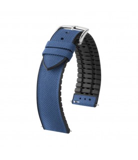 Hirsch Arne L blue watch strap, 18 mm, 0925090180-2-18