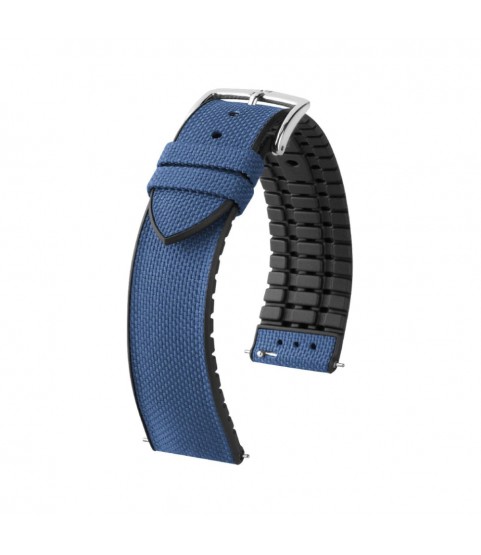 Hirsch Arne L blue watch strap, 18 mm, 0925090180-2-18