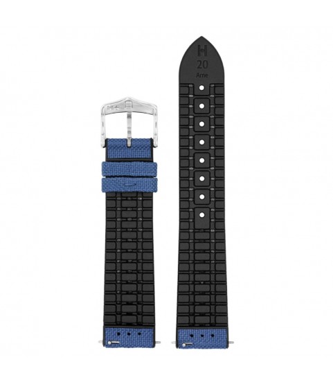 Hirsch Arne L blue watch strap, 18 mm, 0925090180-2-18