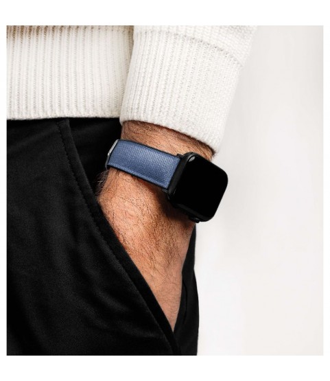 Hirsch Arne L blue watch strap, 20 mm, 0925090080-2-20 Hirsch Arne L blue watch strap, 20 mm, 0925090080-2-20