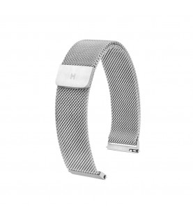 Milanaise stainless steel bracelet for smart and classic watches, 20mm, 30161450-5-20 Milanaise stainless steel bracelet for smart and classic watches, 20mm, 30161450-5-20