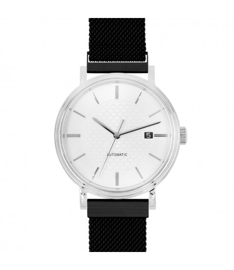 Milanaise black bracelet for smart and classic watches, 20mm, 30161450-5-20 Milanaise black bracelet for smart and classic watches, 20mm, 30161450-5-20