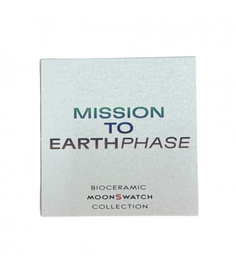 SWATCH Omega Mission to EarthPhase Chronograph Men's Watch