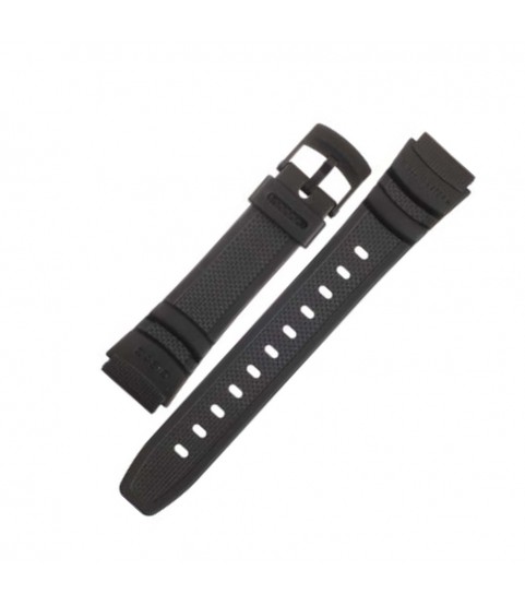 Casio plastic black watch strap 71607653 for W-93H, 16 mm