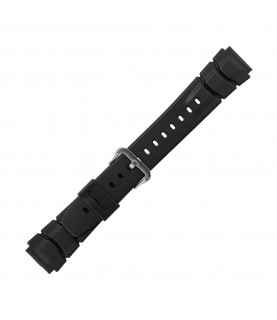 Casio plastic black watch strap 70621707 for AQ-10-7, AQ-10-8B1, 20 mm
