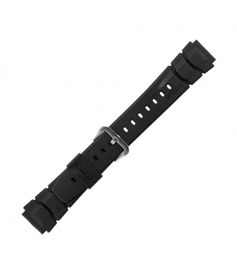 Casio plastic black watch strap 70621707 for AQ-10-7, AQ-10-8B1, 20 mm
