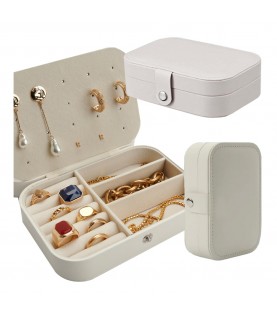Gugita Elegant Velvet-Lined Jewellery Box Organiser