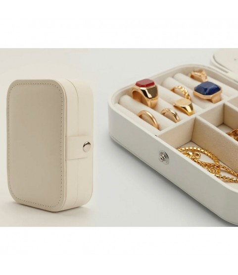 Gugita Elegant Velvet-Lined Jewellery Box Organiser