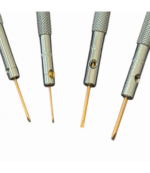 Horotec MSA01.004 set of 4 antimagnetic screwdrivers for watchmakers