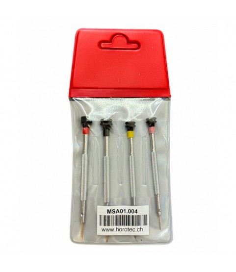 Horotec MSA01.004 set of 4 antimagnetic screwdrivers for watchmakers Horotec MSA01.004 set of 4 antimagnetic screwdrivers for watchmakers