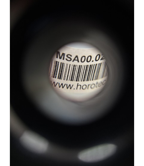 Horotec MSA00.025-2.5 eyeglass loupe black plastic with aluminium screwed ring x5